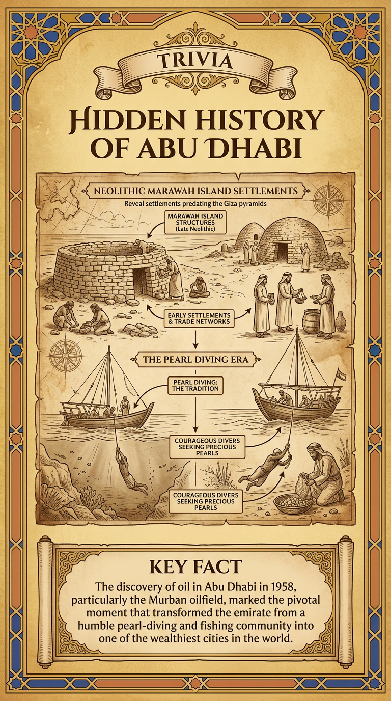 Hidden History of Abu Dhabi Infographic