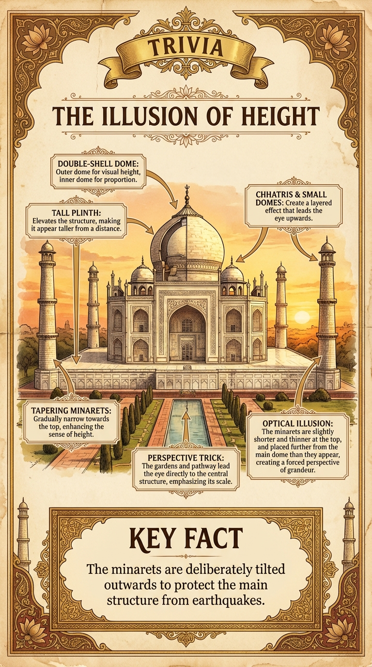 The Illusion of Height Infographic