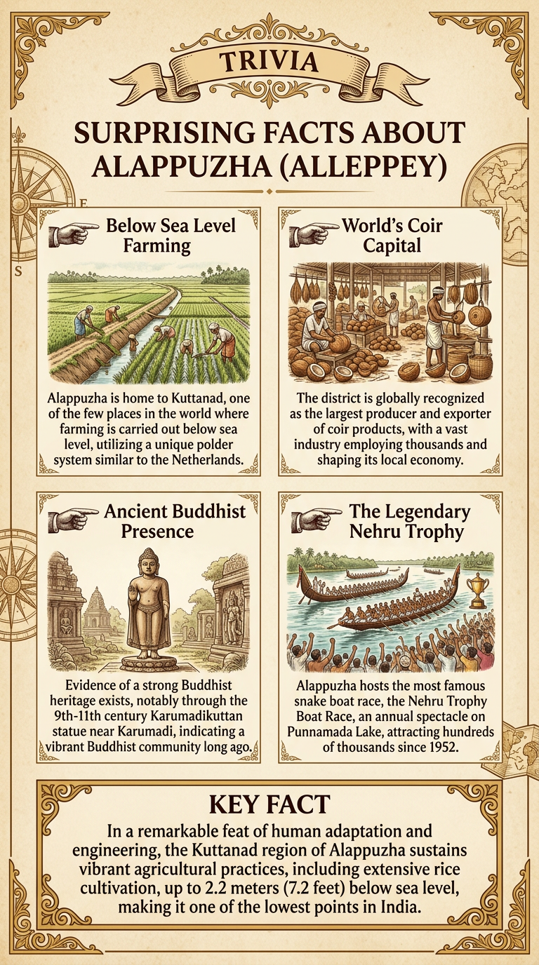 Surprising Facts About Alappuzha (Alleppey) Infographic
