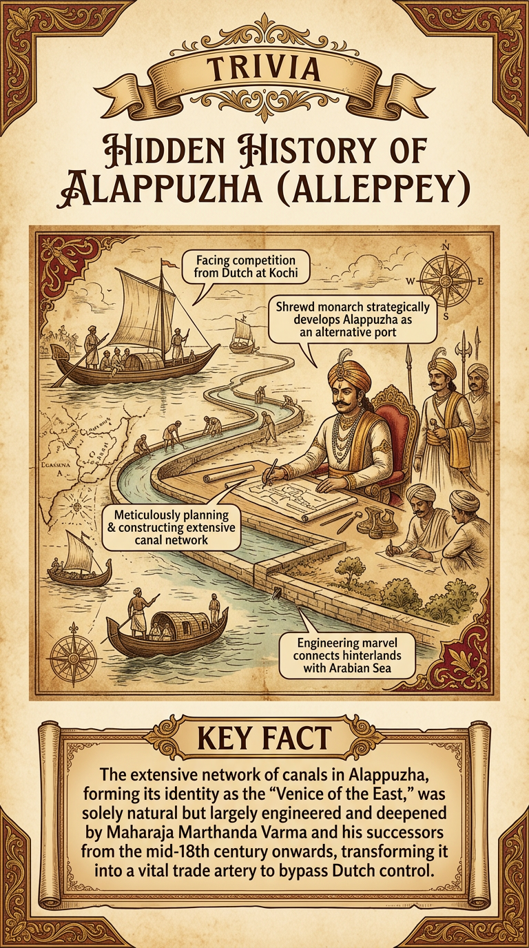 Hidden History of Alappuzha (Alleppey) Infographic