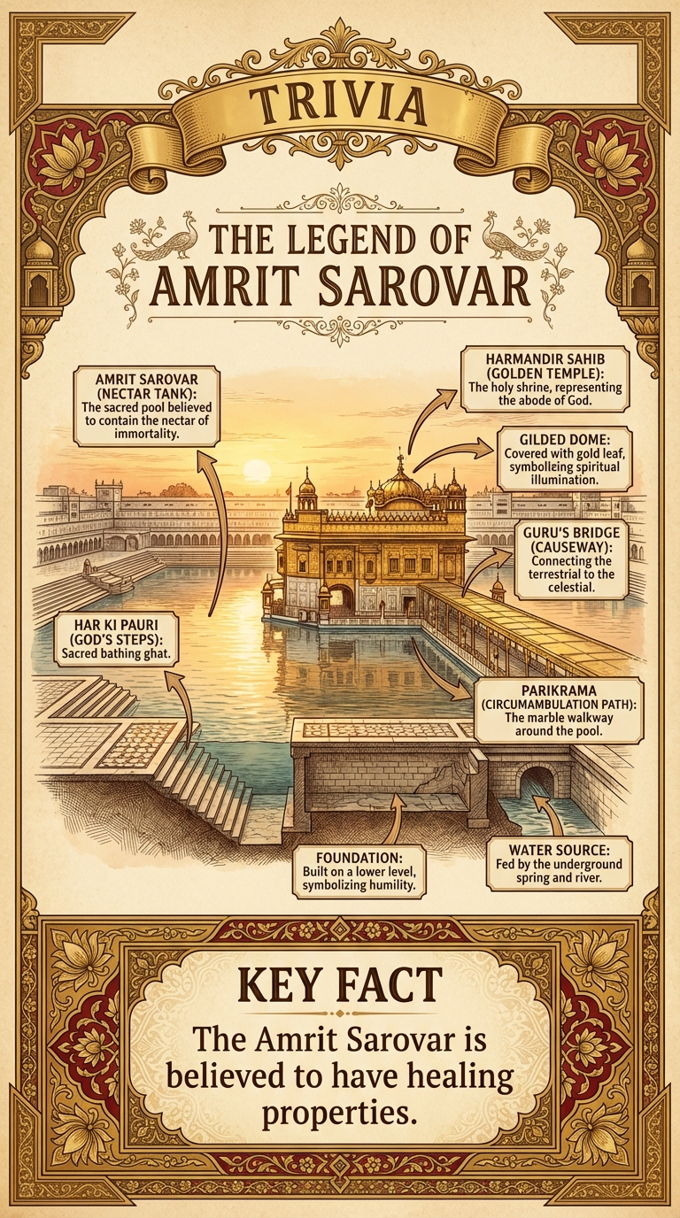 The Legend of Amrit Sarovar Infographic