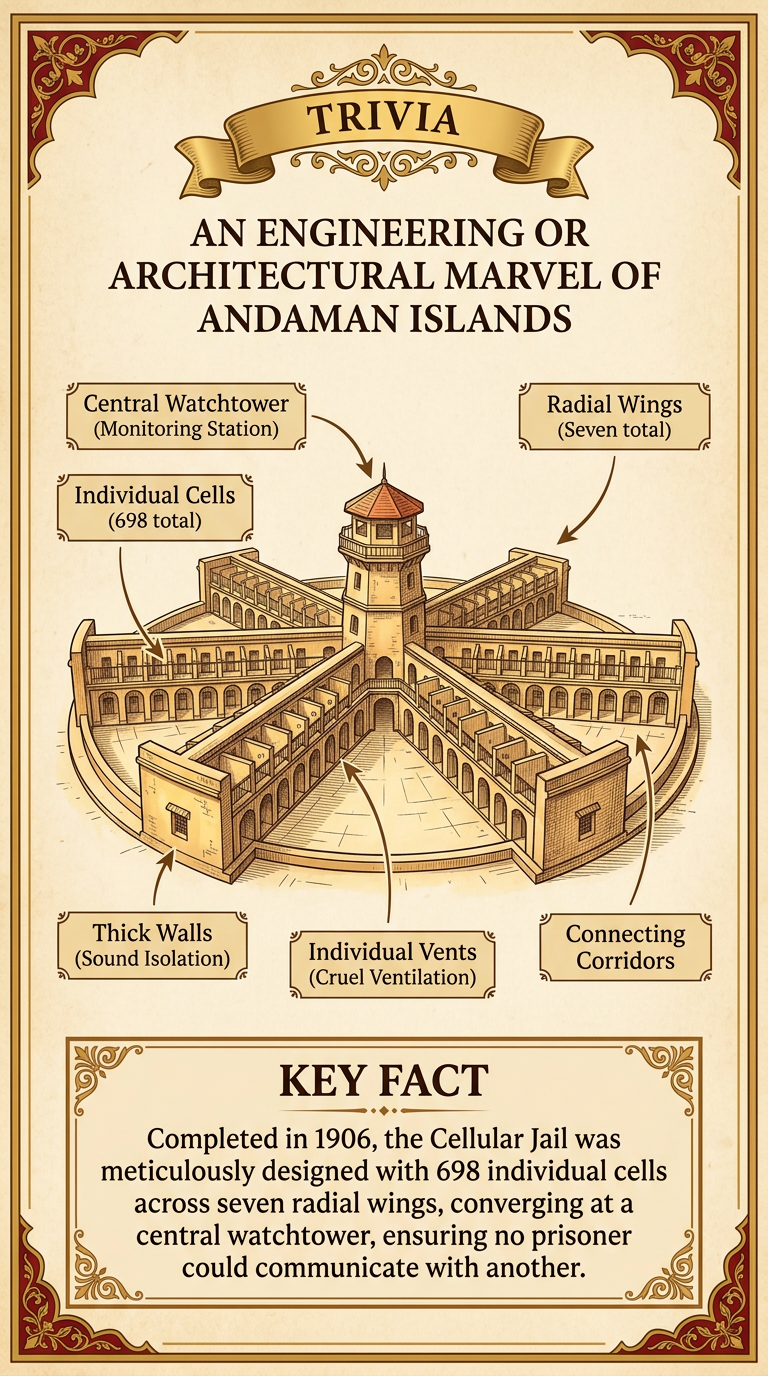 An Engineering or Architectural Marvel of Andaman Islands Infographic