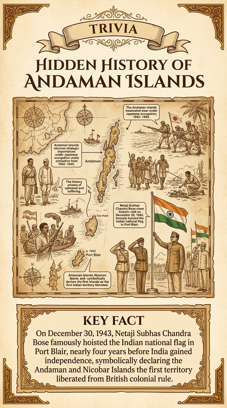Hidden History of Andaman Islands Infographic