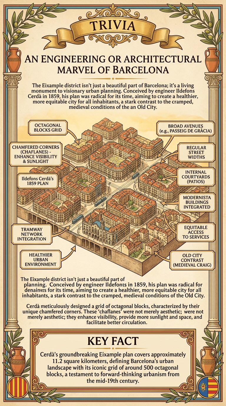 An Engineering or Architectural Marvel of Barcelona Infographic