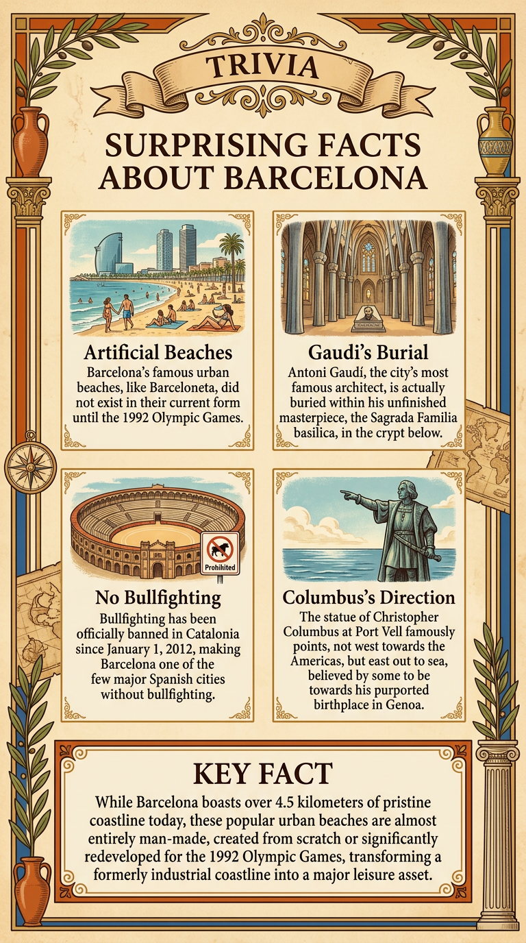 Surprising Facts About Barcelona Infographic