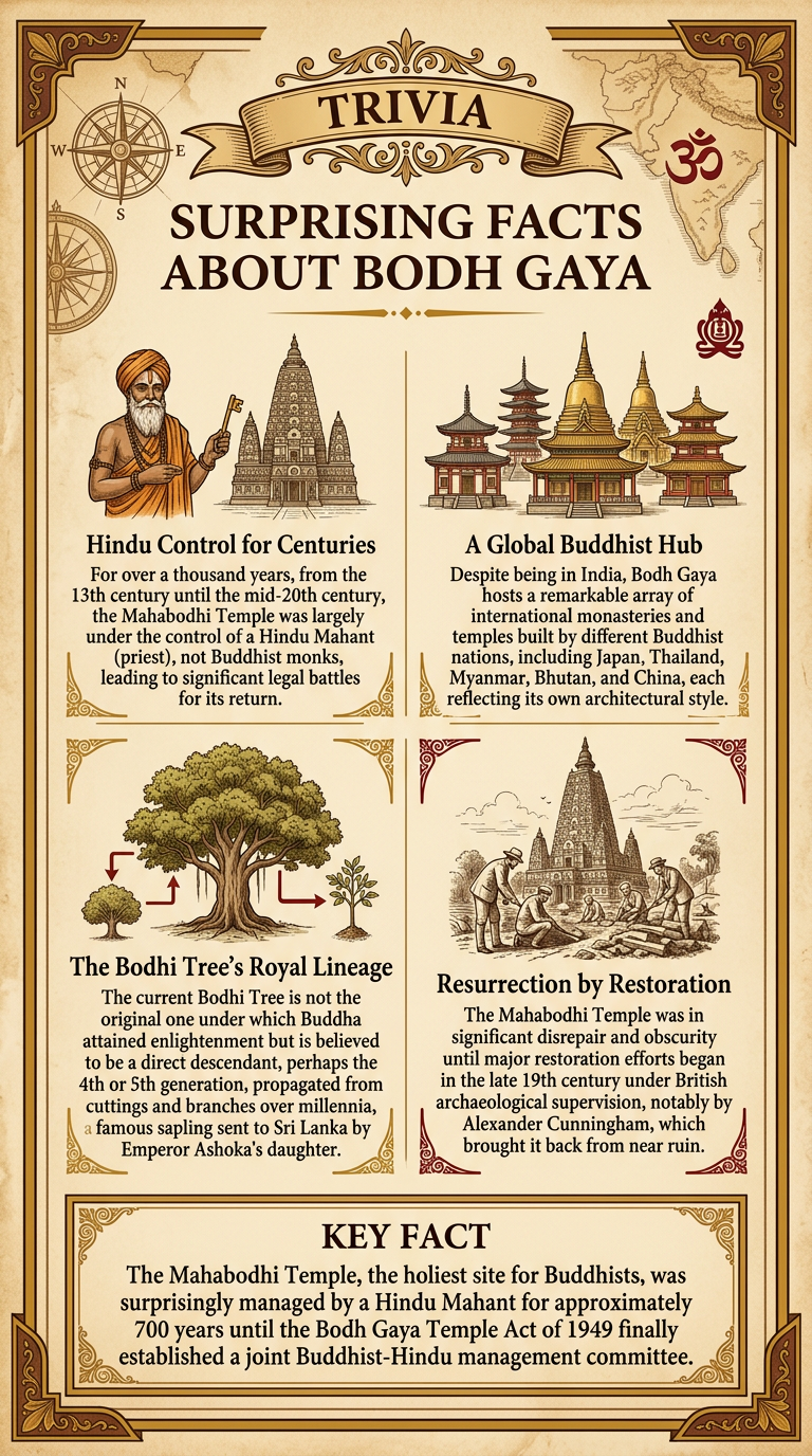 Surprising Facts About Bodh Gaya Infographic