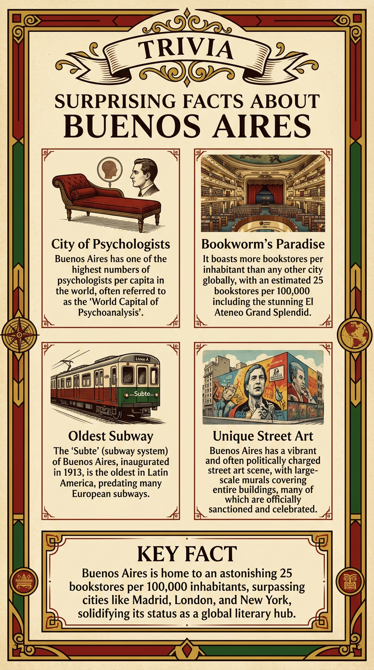 Surprising Facts About Buenos Aires Infographic
