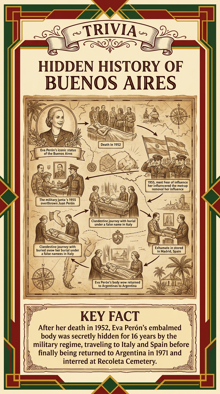 Hidden History of Buenos Aires Infographic