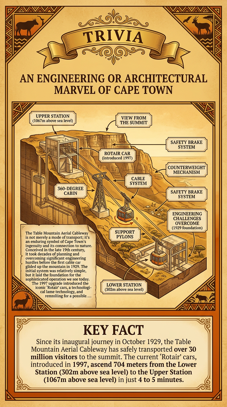 An Engineering or Architectural Marvel of Cape Town Infographic