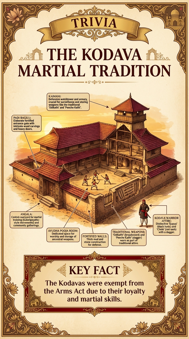 The Kodava Martial Tradition Infographic