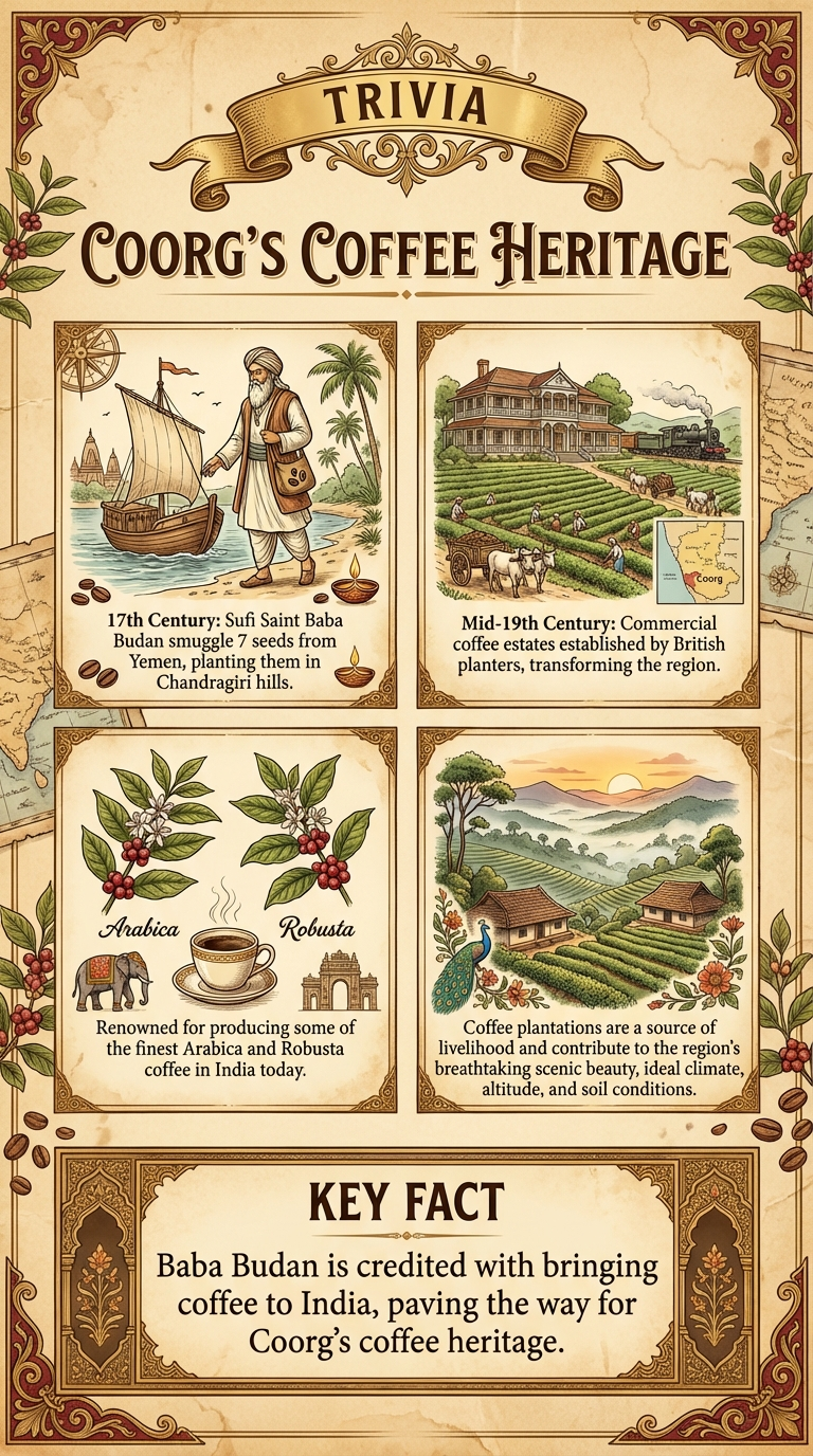 Coorg's Coffee Heritage Infographic