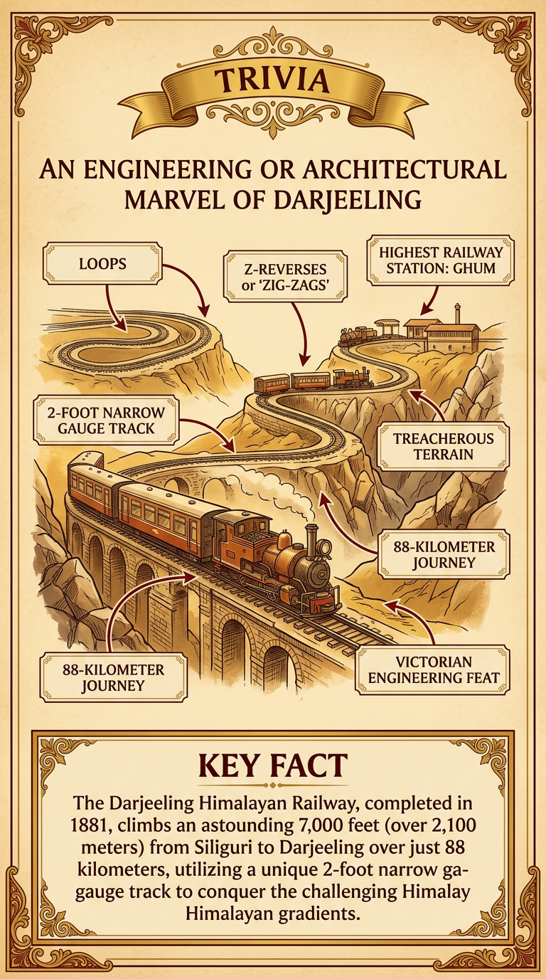 An Engineering or Architectural Marvel of Darjeeling Infographic
