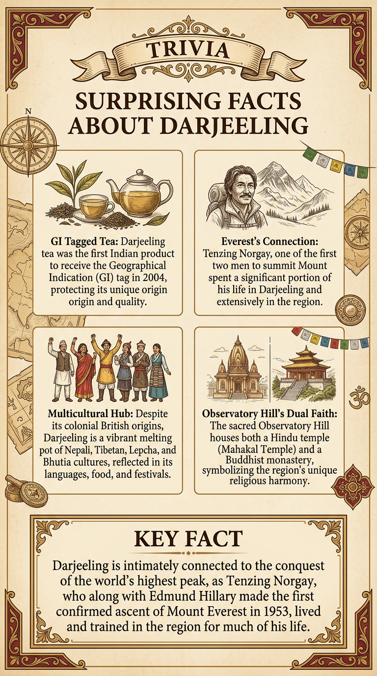 Surprising Facts About Darjeeling Infographic