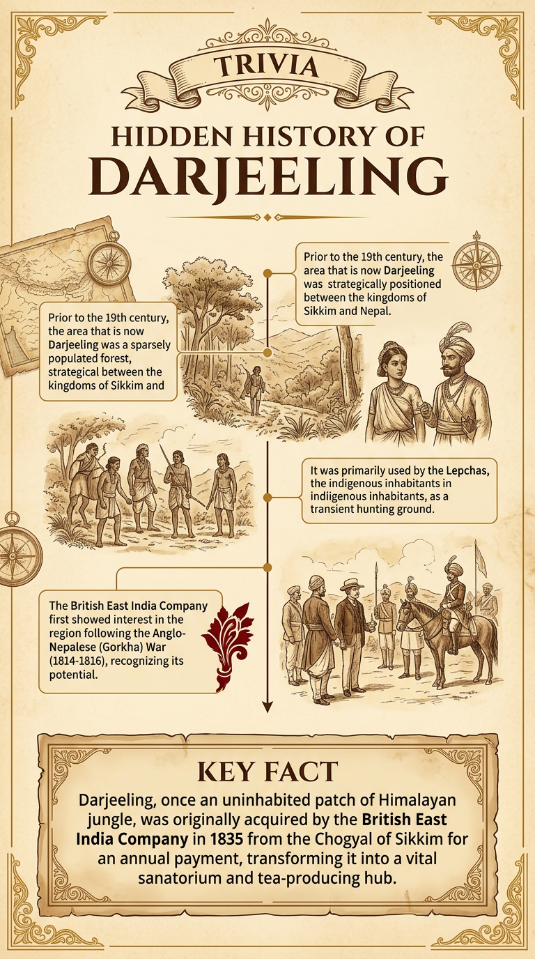 Hidden History of Darjeeling Infographic