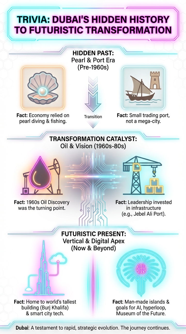 Dubai History Trivia Infographic