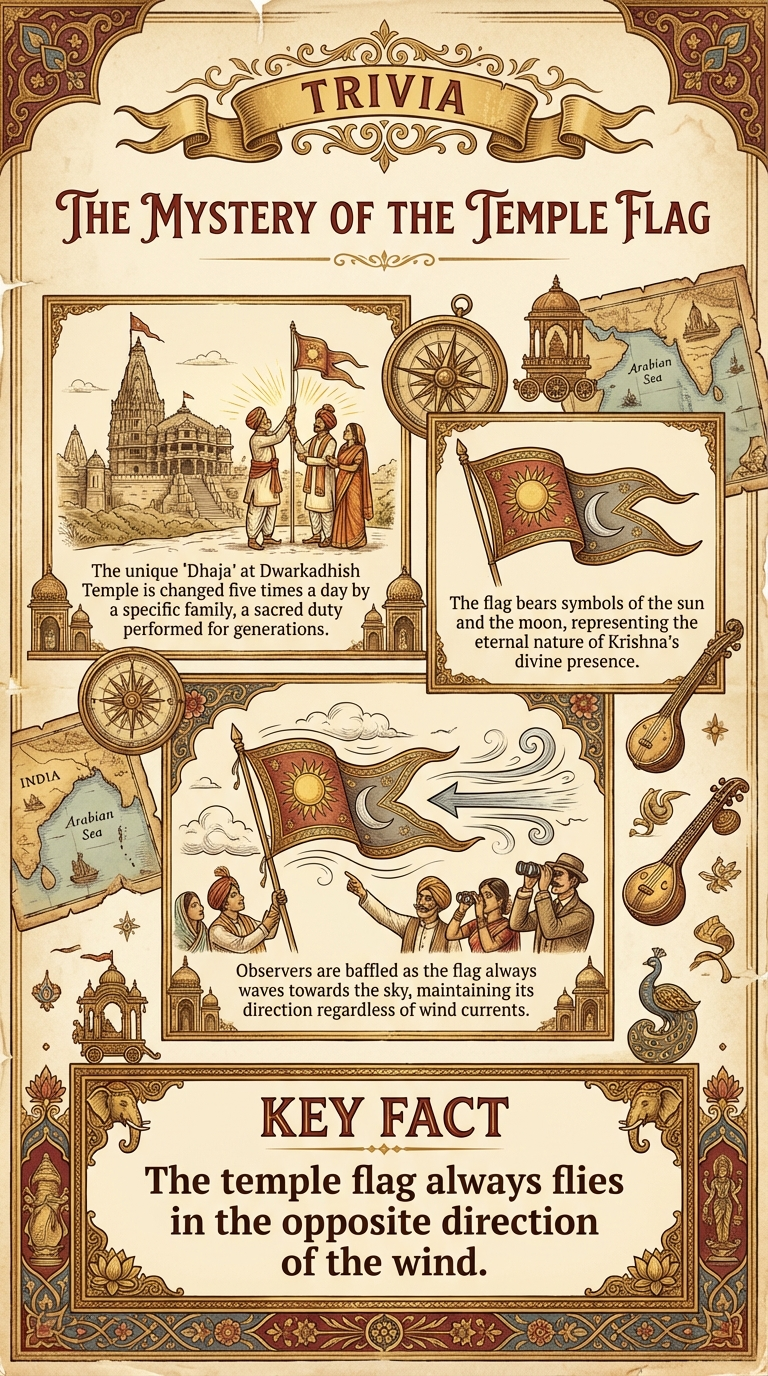 The Mystery of the Temple Flag Infographic