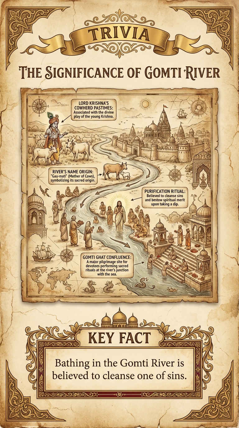 The Significance of Gomti River Infographic