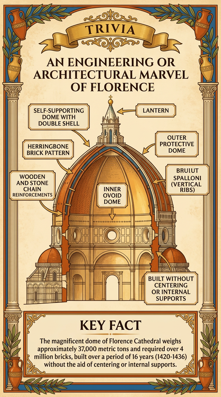 An Engineering or Architectural Marvel of Florence Infographic