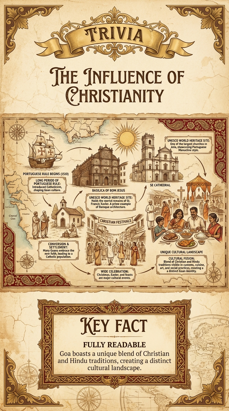 The Influence of Christianity Infographic