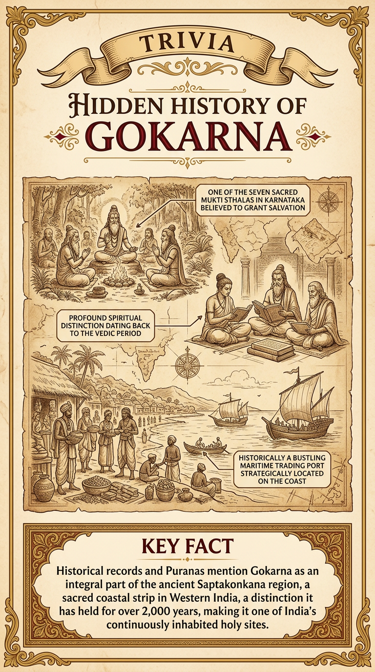Hidden History of Gokarna Infographic