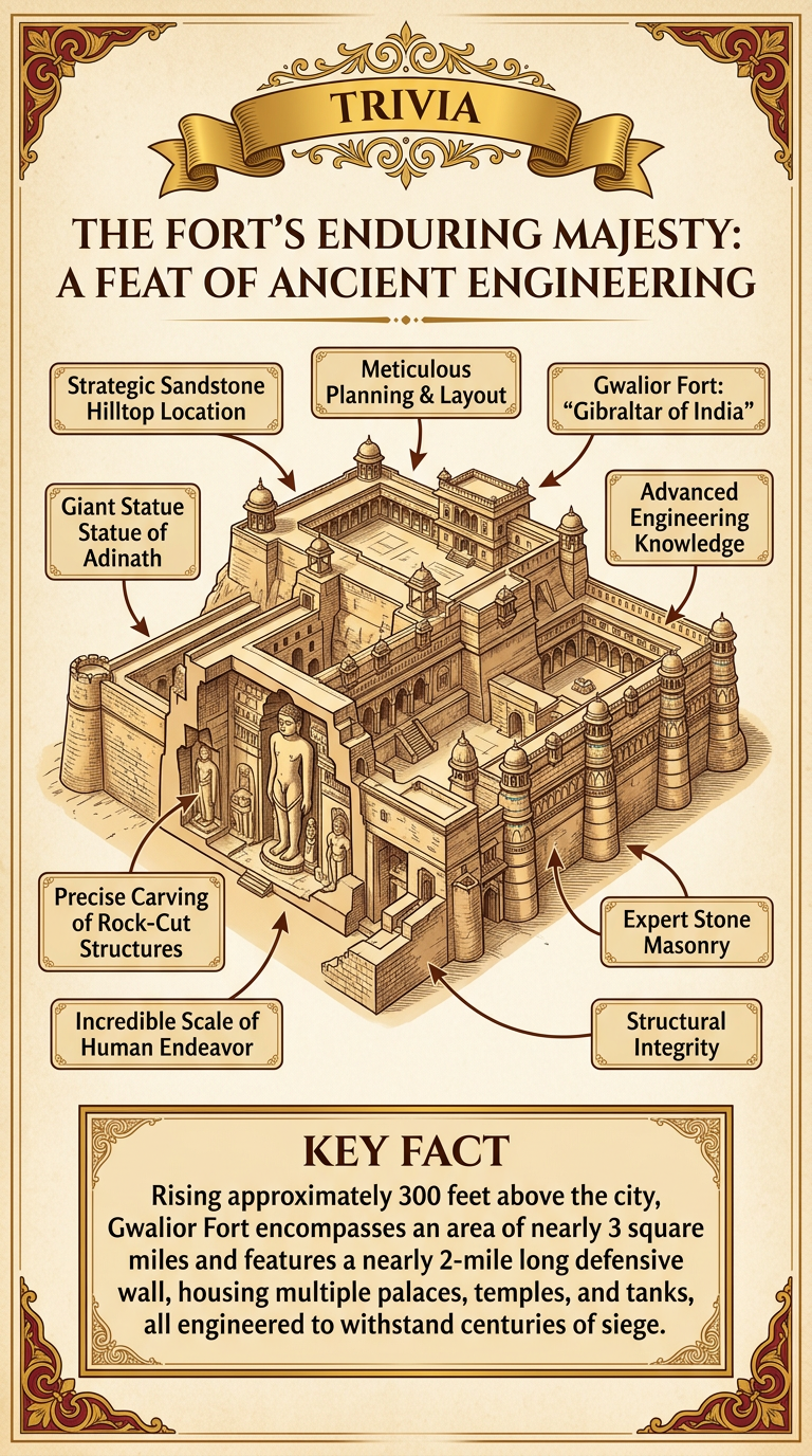 The Fort's Enduring Majesty: A Feat of Ancient Engineering Infographic