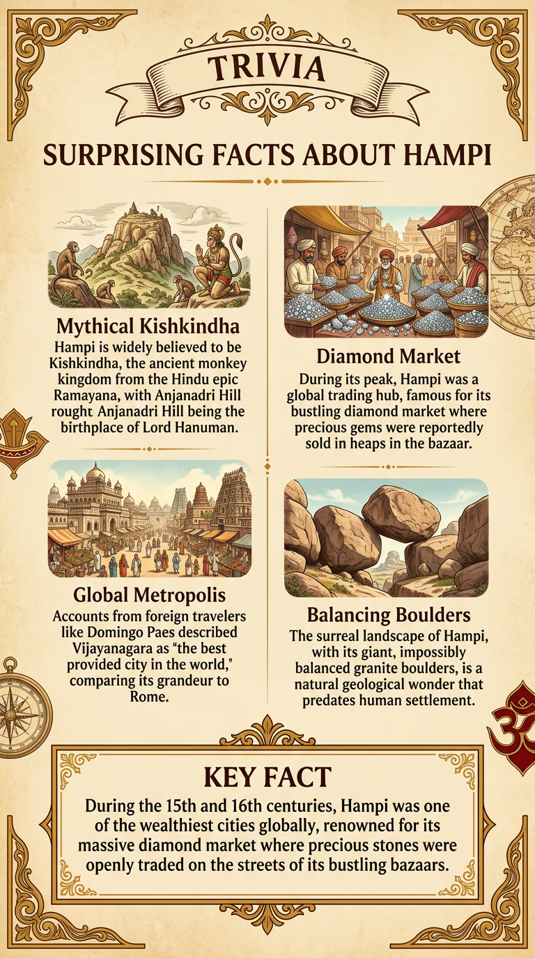 Surprising Facts About Hampi Infographic