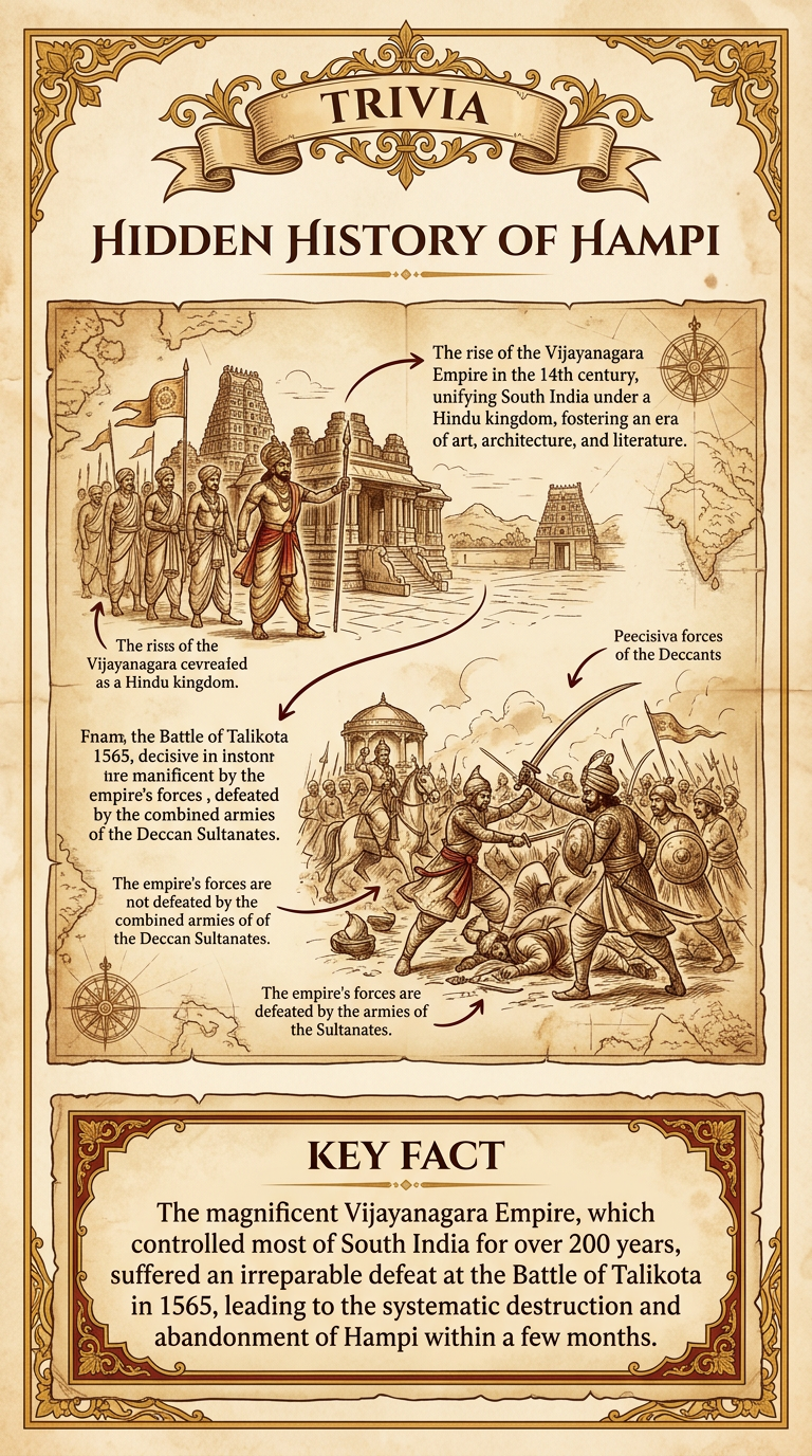 Hidden History of Hampi Infographic