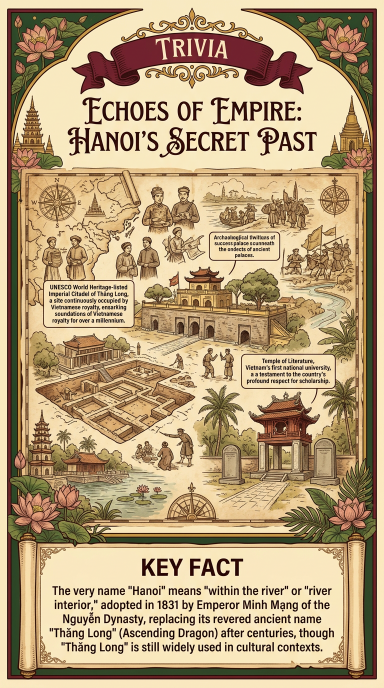 Echoes of Empire: Hanoi's Secret Past Infographic