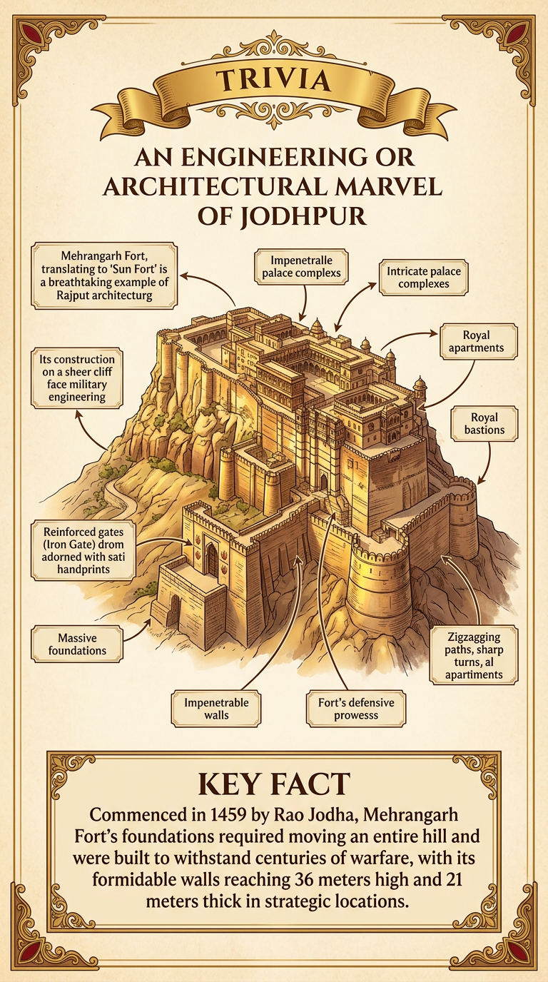 An Engineering or Architectural Marvel of Jodhpur Infographic
