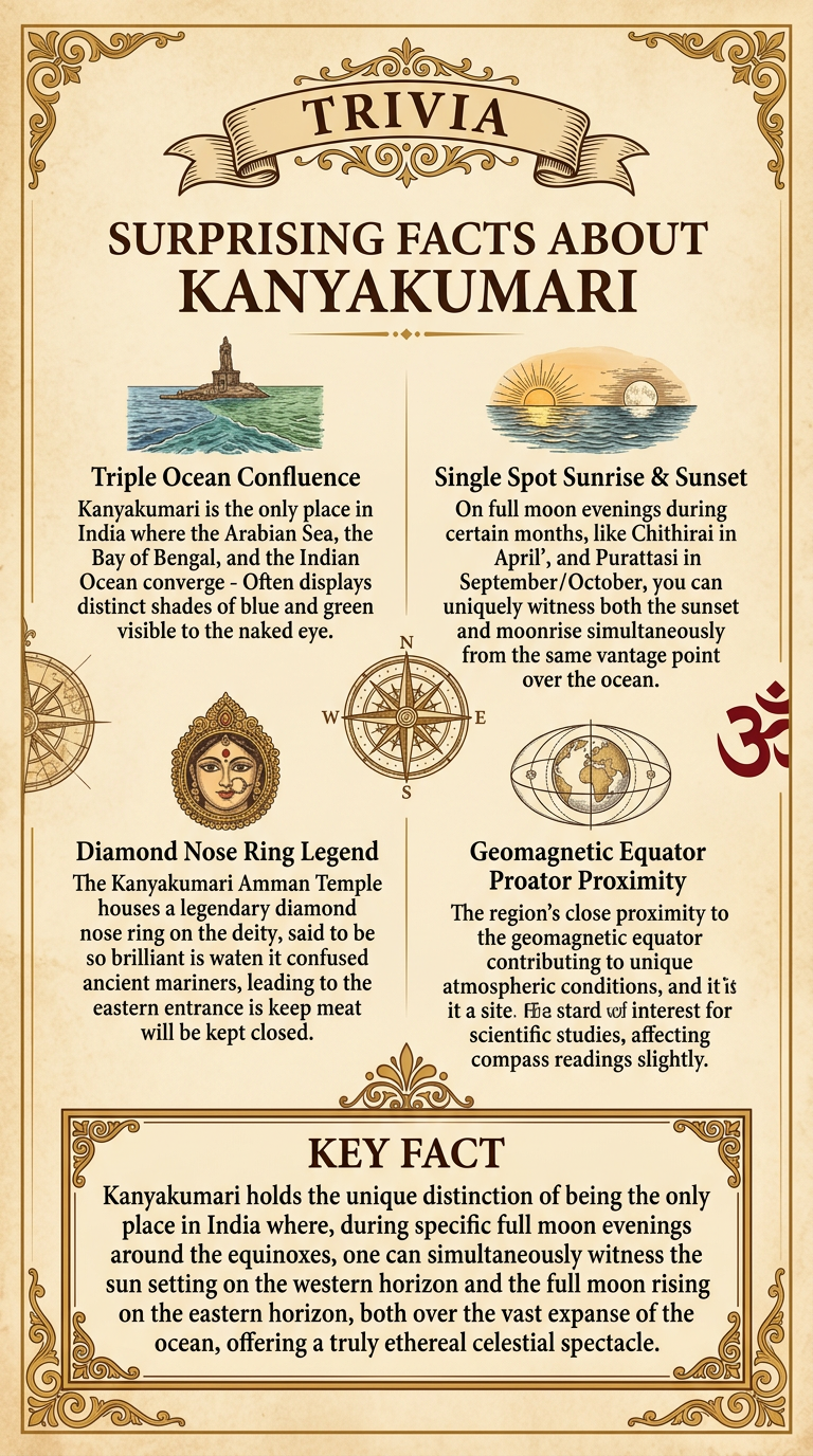 Surprising Facts About Kanyakumari Infographic