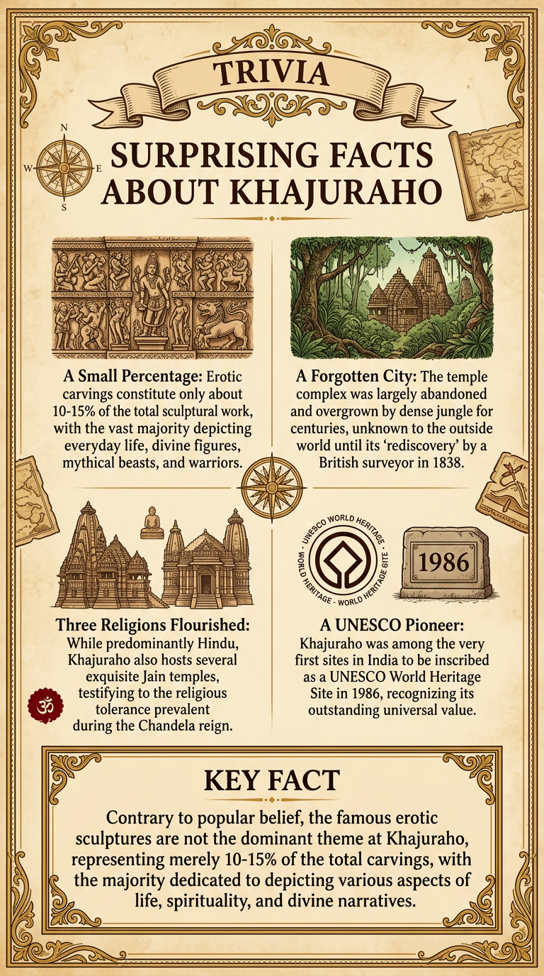 Surprising Facts About Khajuraho Infographic