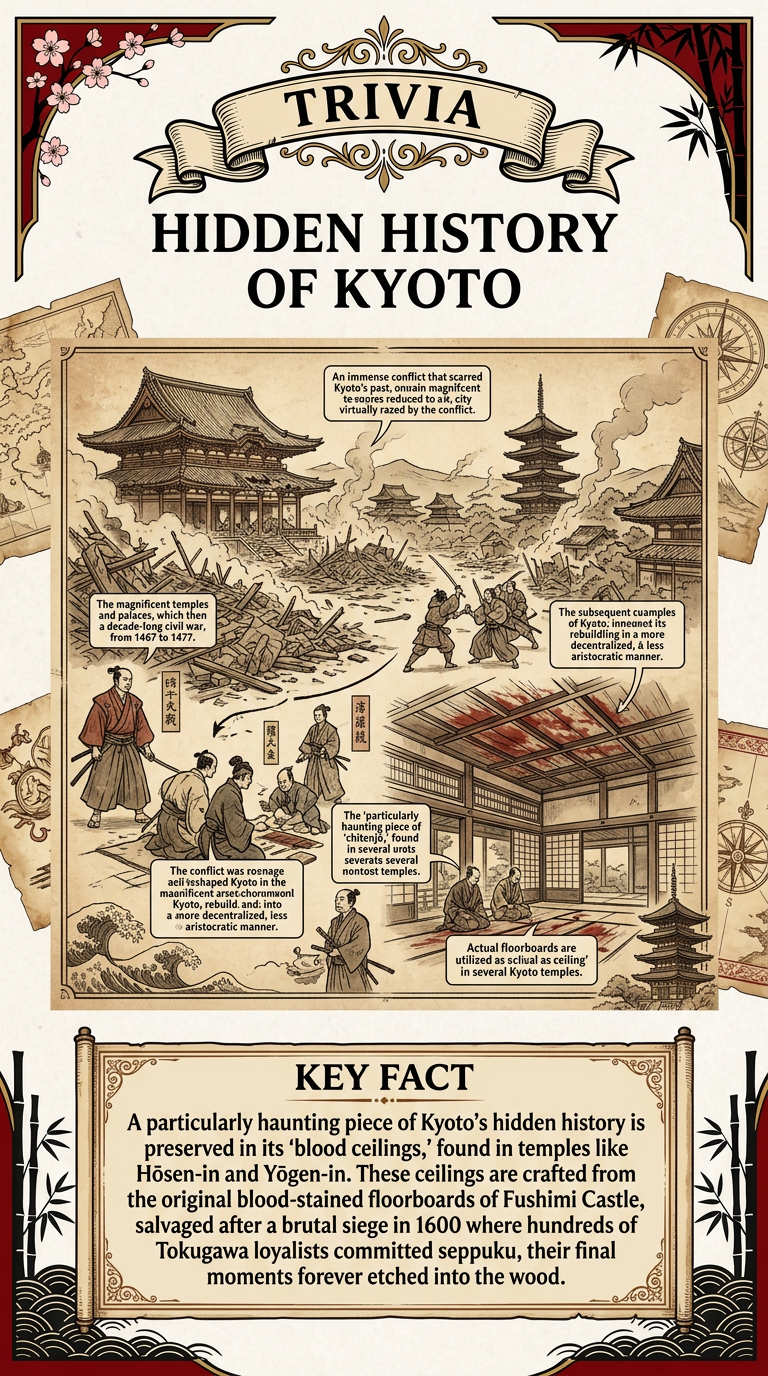 Hidden History of Kyoto Infographic