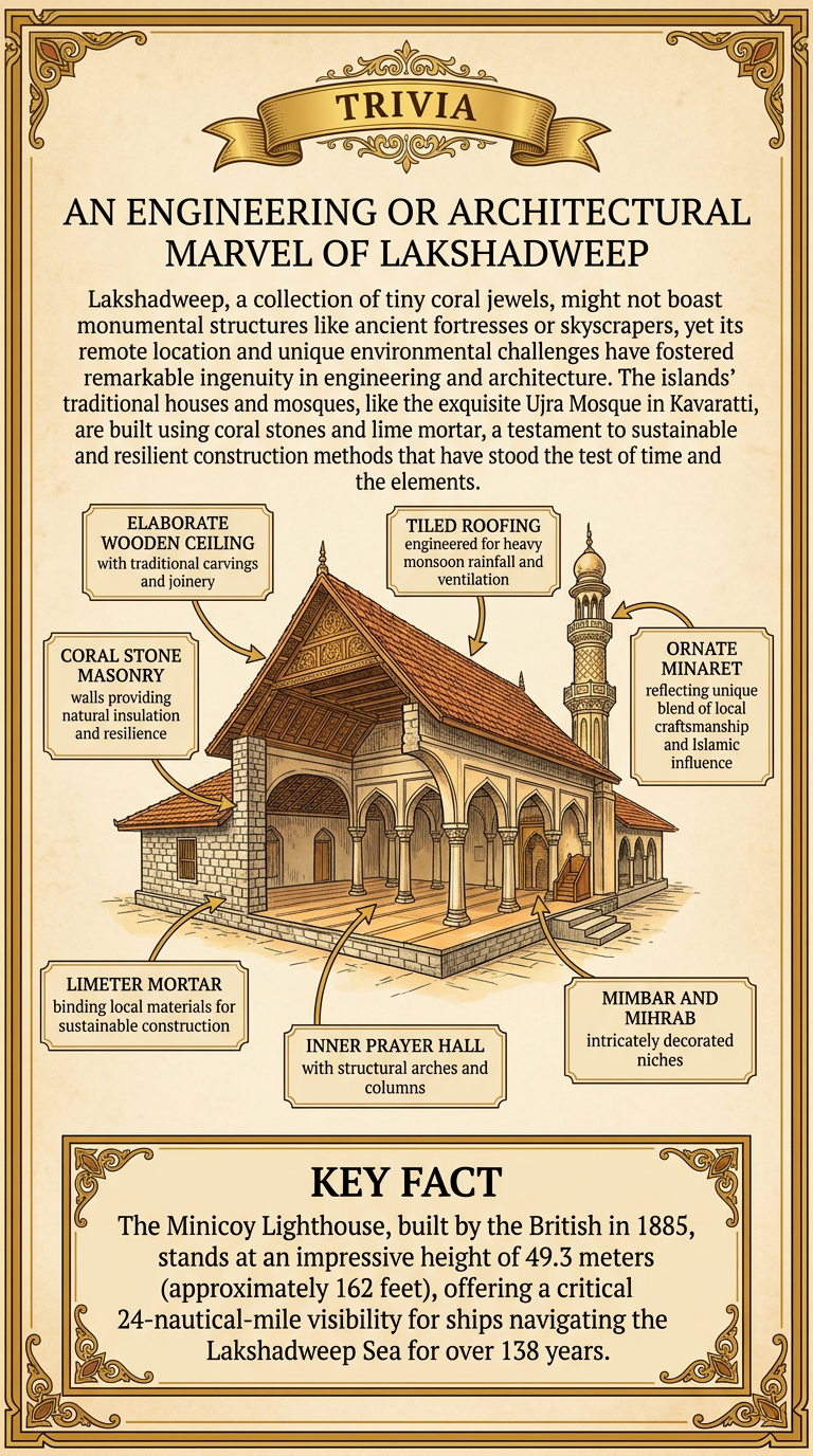 An Engineering or Architectural Marvel of Lakshadweep Infographic