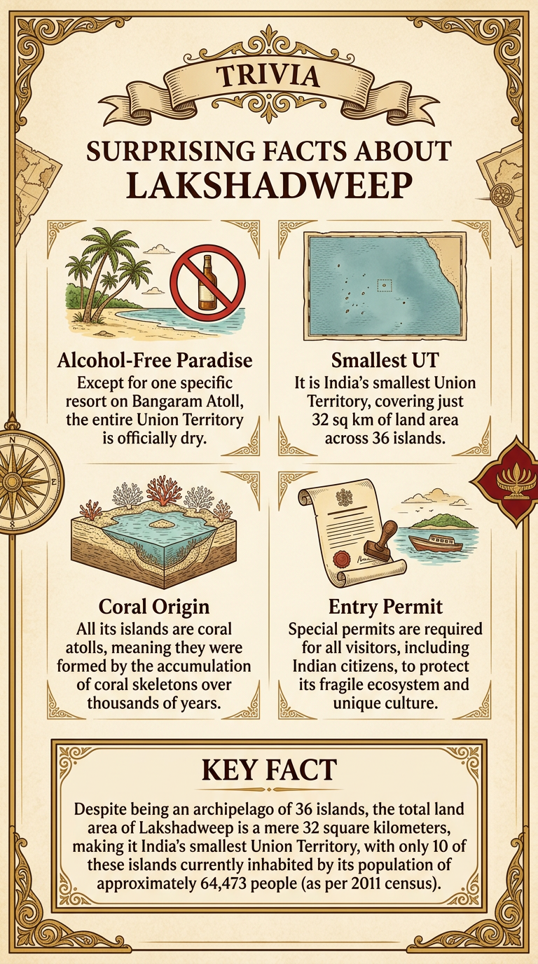 Surprising Facts About Lakshadweep Infographic