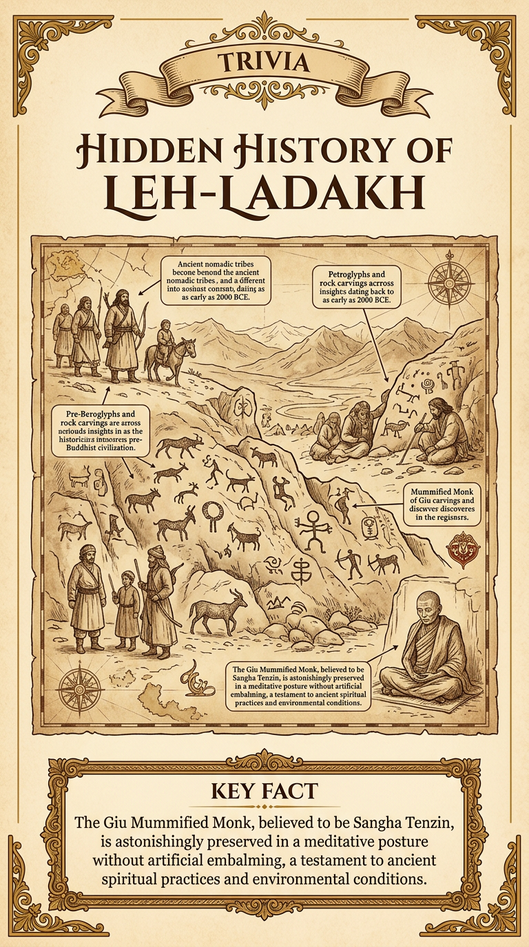 Hidden History of Leh-Ladakh Infographic