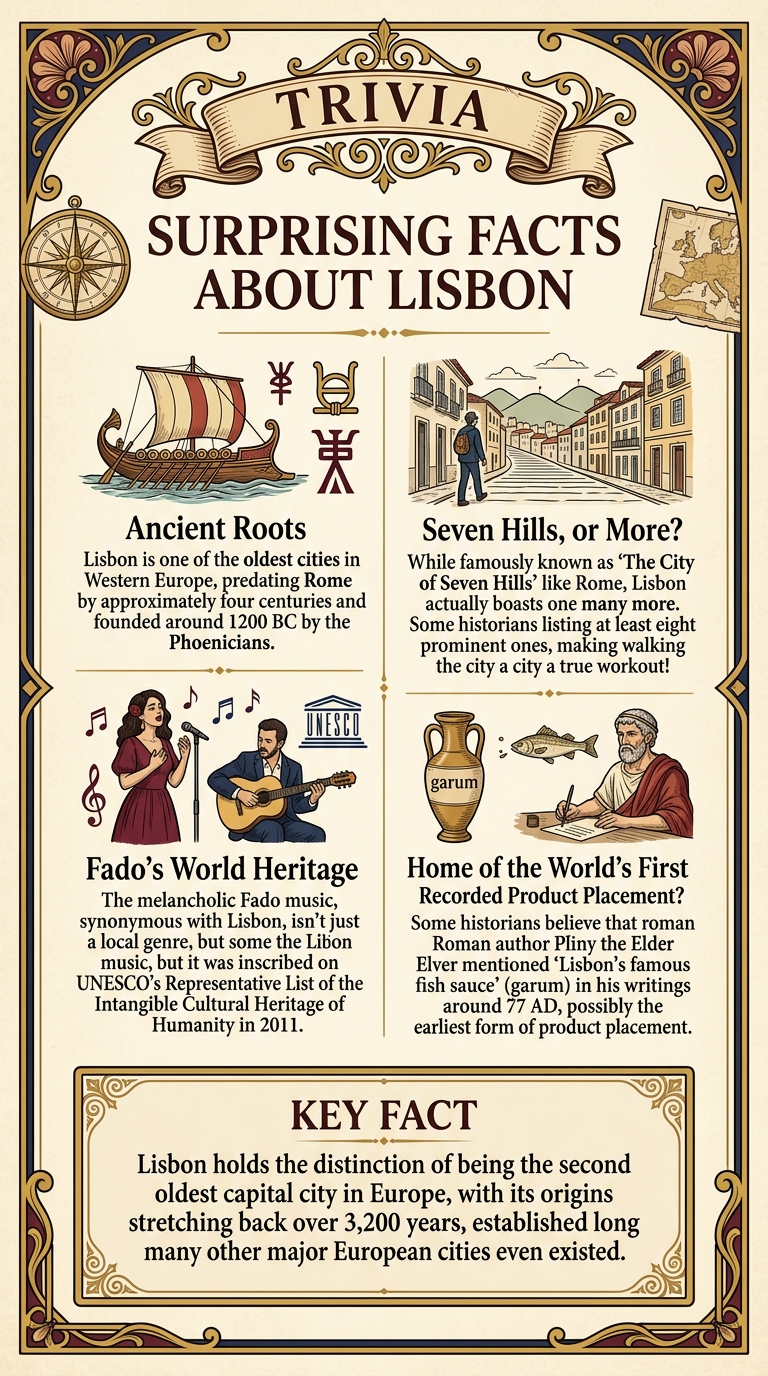 Surprising Facts About Lisbon Infographic
