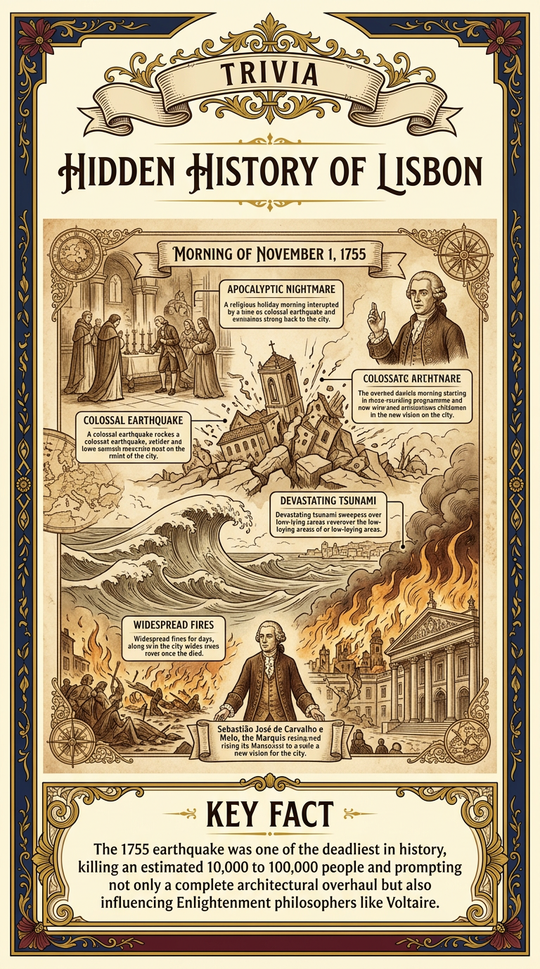 Hidden History of Lisbon Infographic