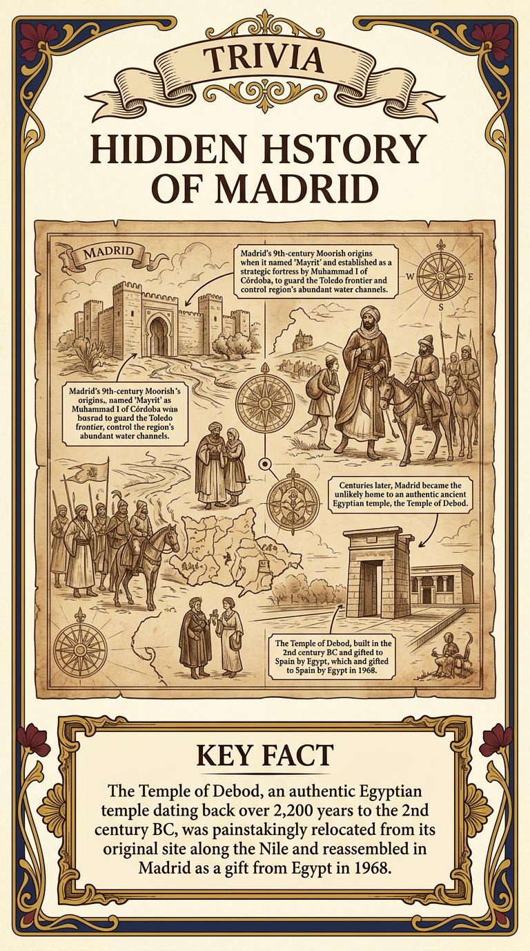 Hidden History of Madrid Infographic