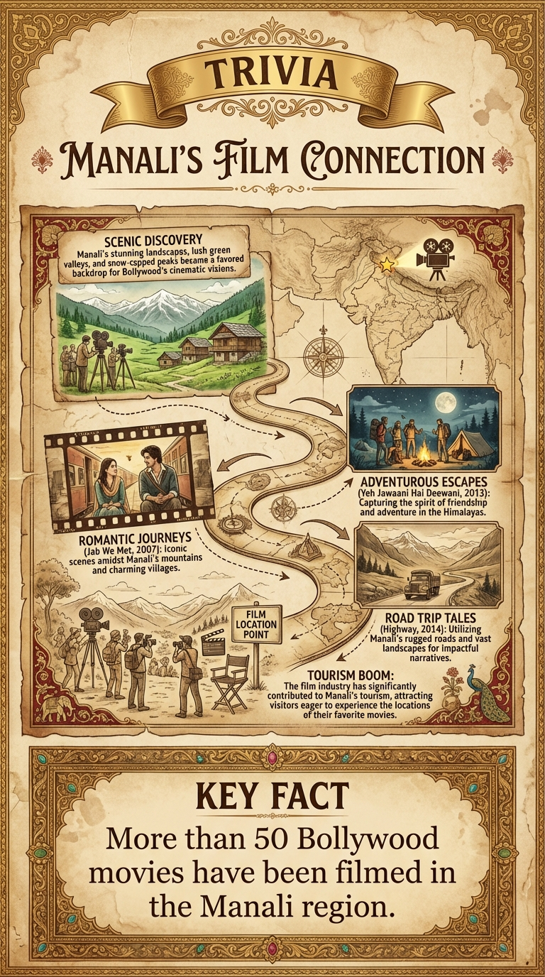 Manali's Film Connection Infographic