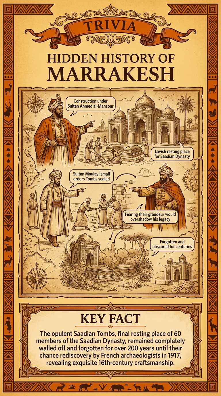 Hidden History of Marrakesh Infographic