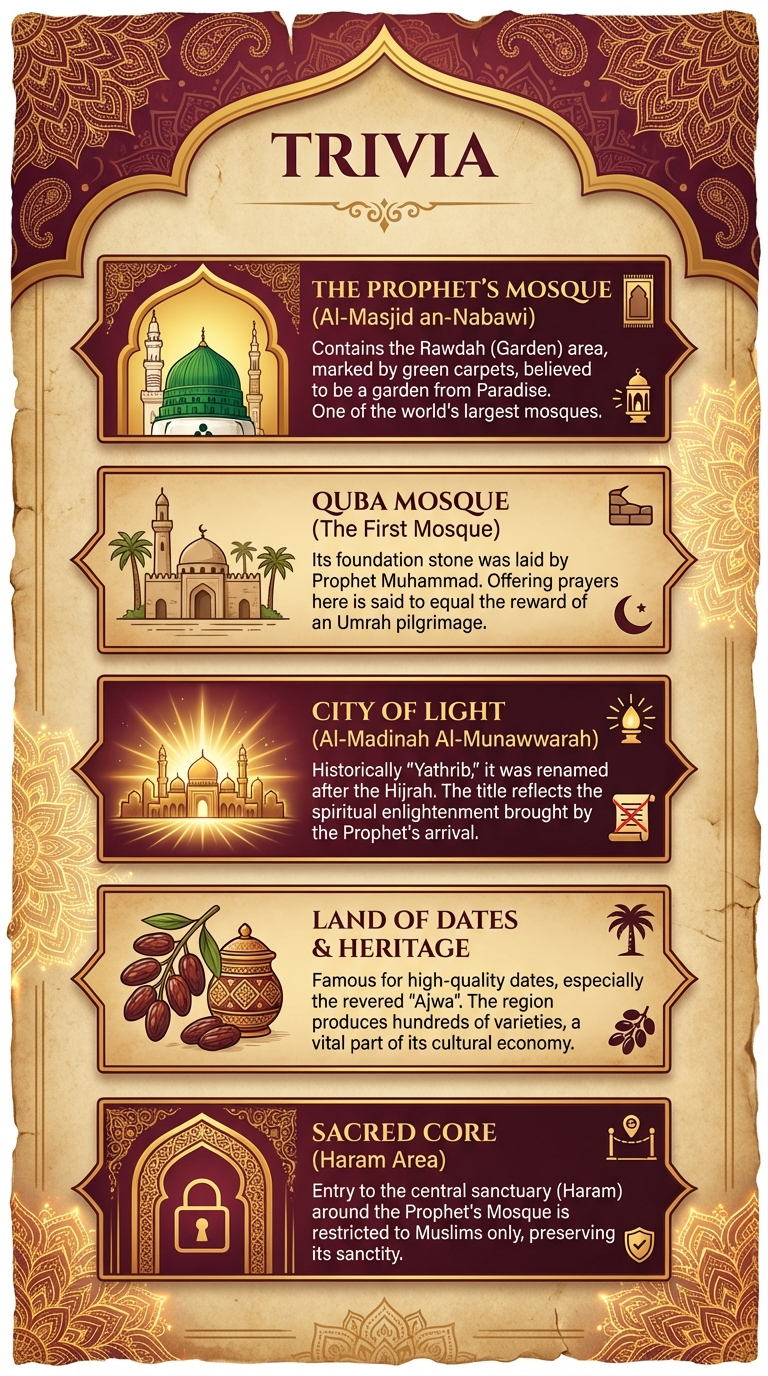 Rawdah Sharif Infographic