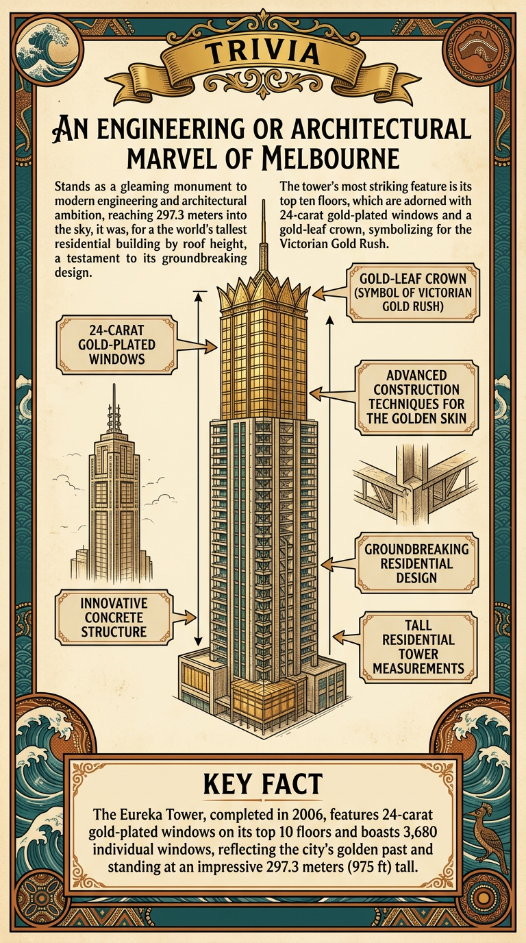 An Engineering or Architectural Marvel of Melbourne Infographic