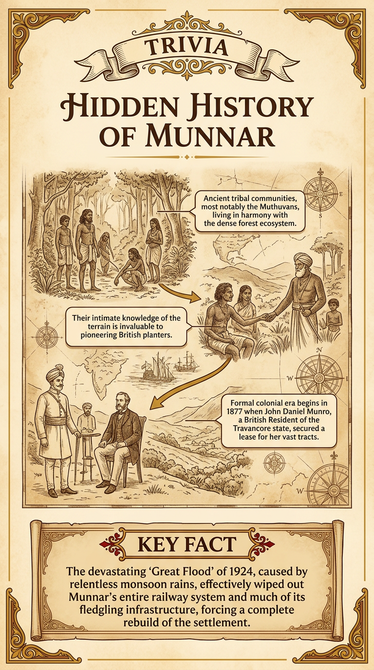 Hidden History of Munnar Infographic