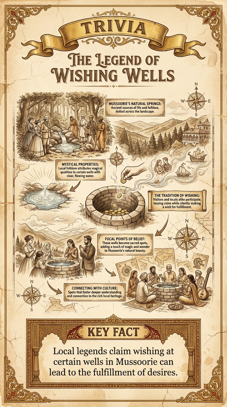 The Legend of Wishing Wells Infographic