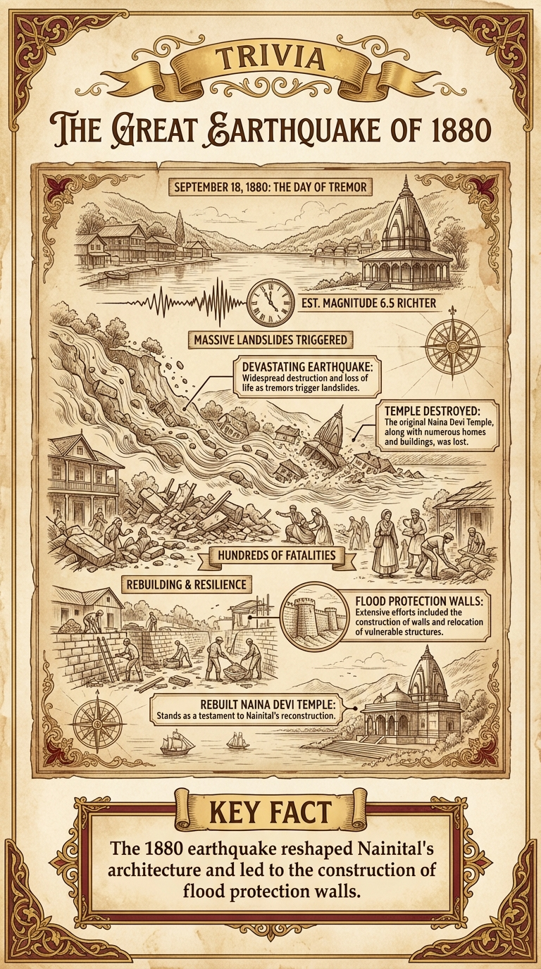 The Great Earthquake of 1880 Infographic