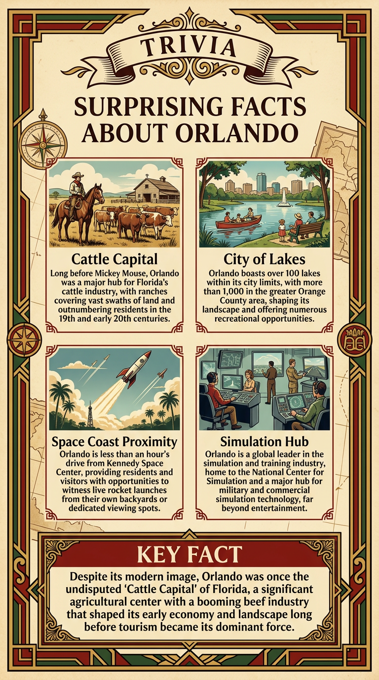 Surprising Facts About Orlando Infographic