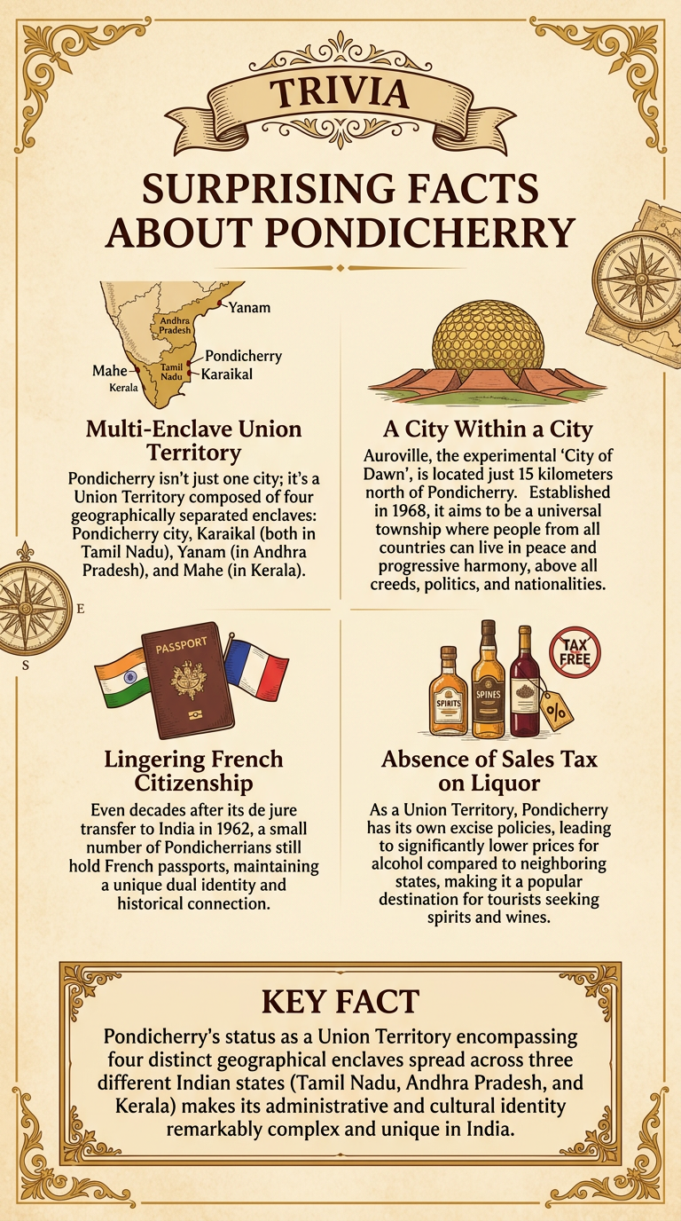 Surprising Facts About Pondicherry Infographic