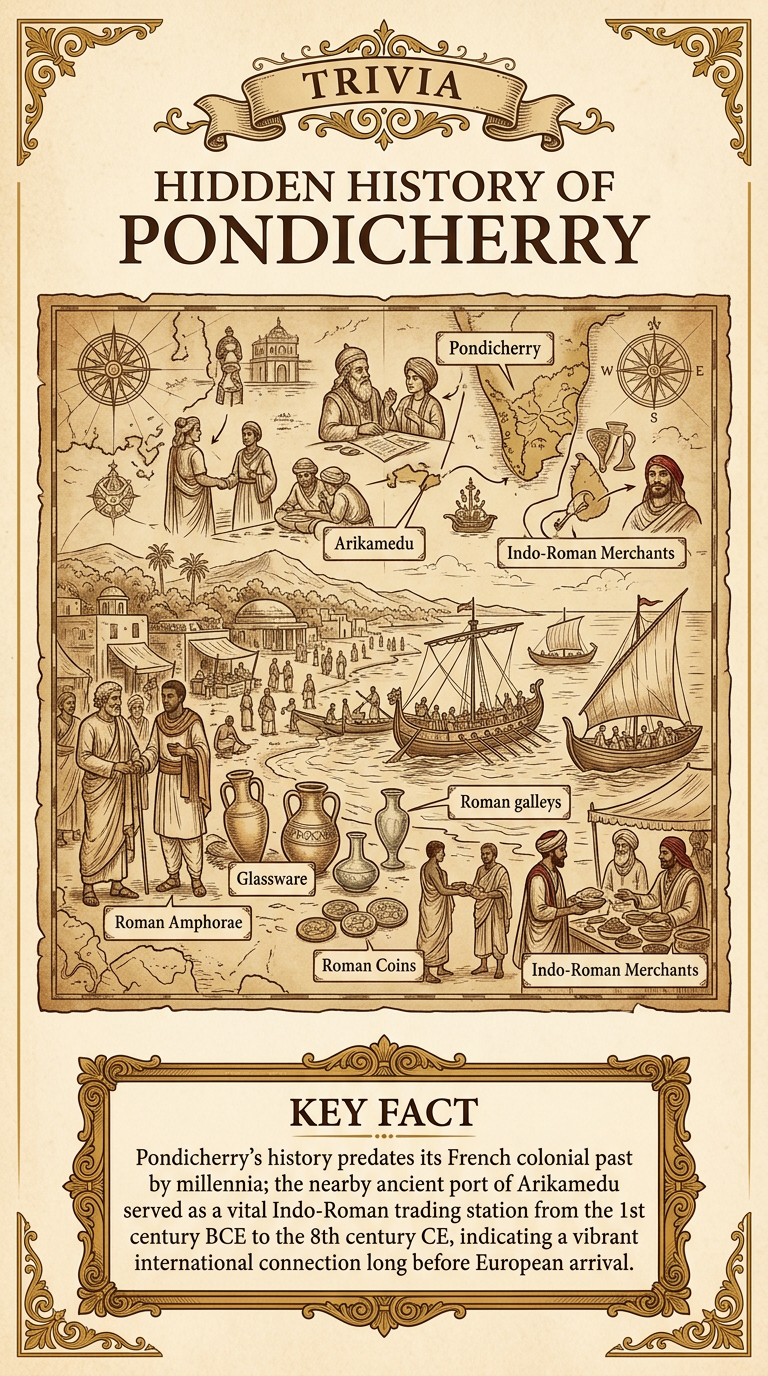 Hidden History of Pondicherry Infographic