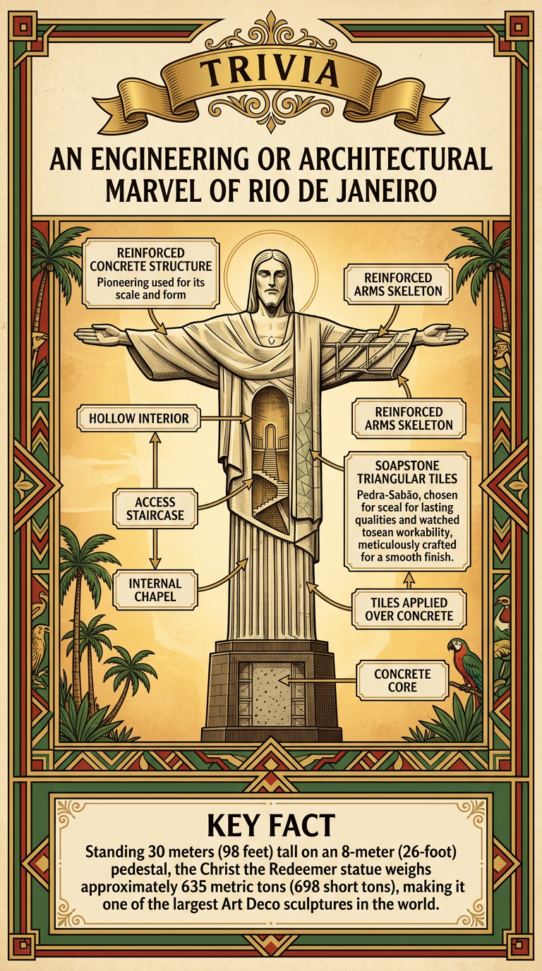 An Engineering or Architectural Marvel of Rio de Janeiro Infographic