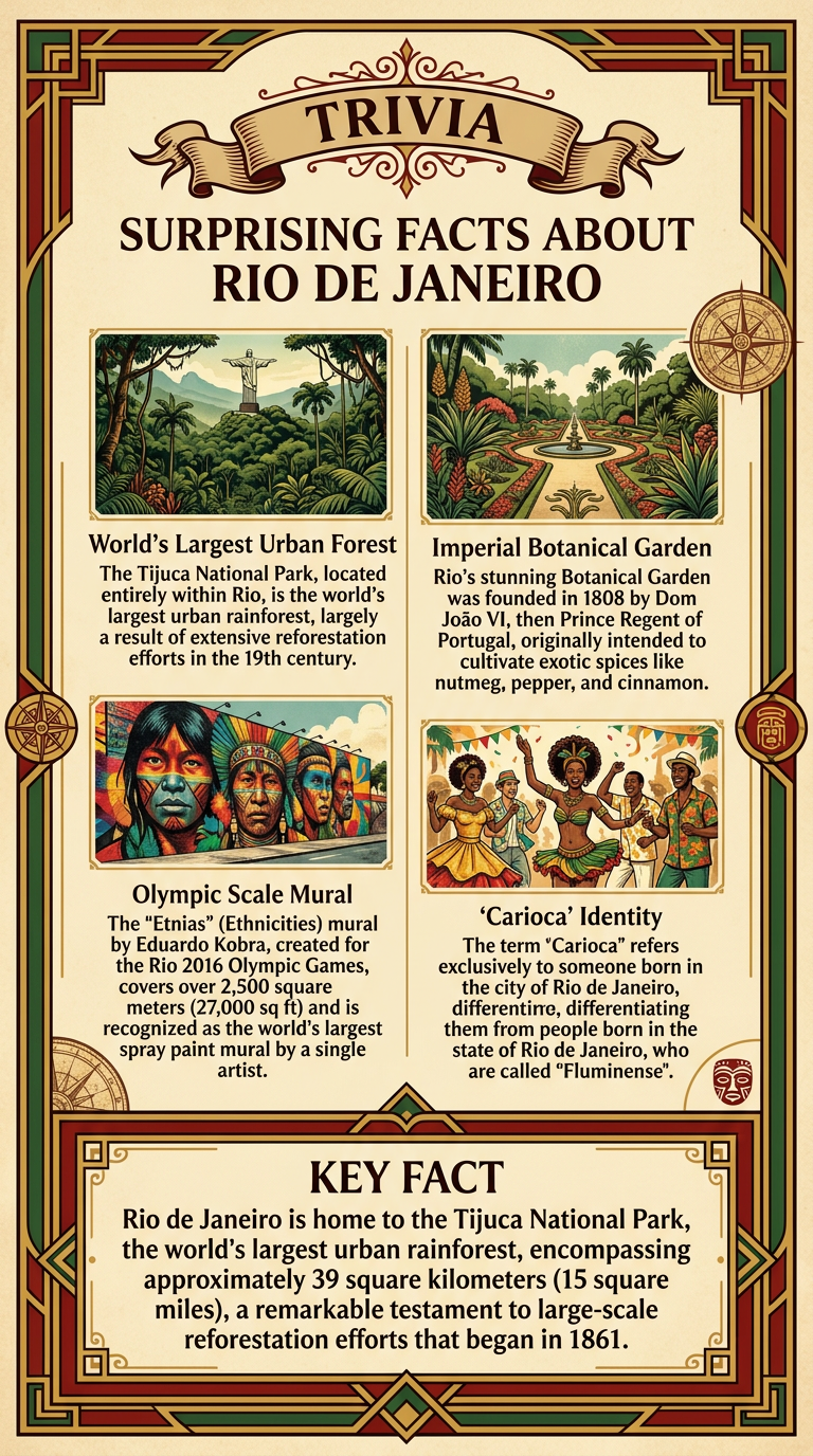 Surprising Facts About Rio de Janeiro Infographic